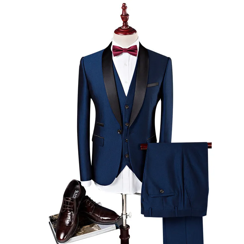 3 Pieces Set Men Wedding Suits Groom Tuxedos