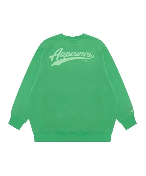 A BATHING APE  |Crew Neck Blended Fabrics Street Style Long Sleeves Plain