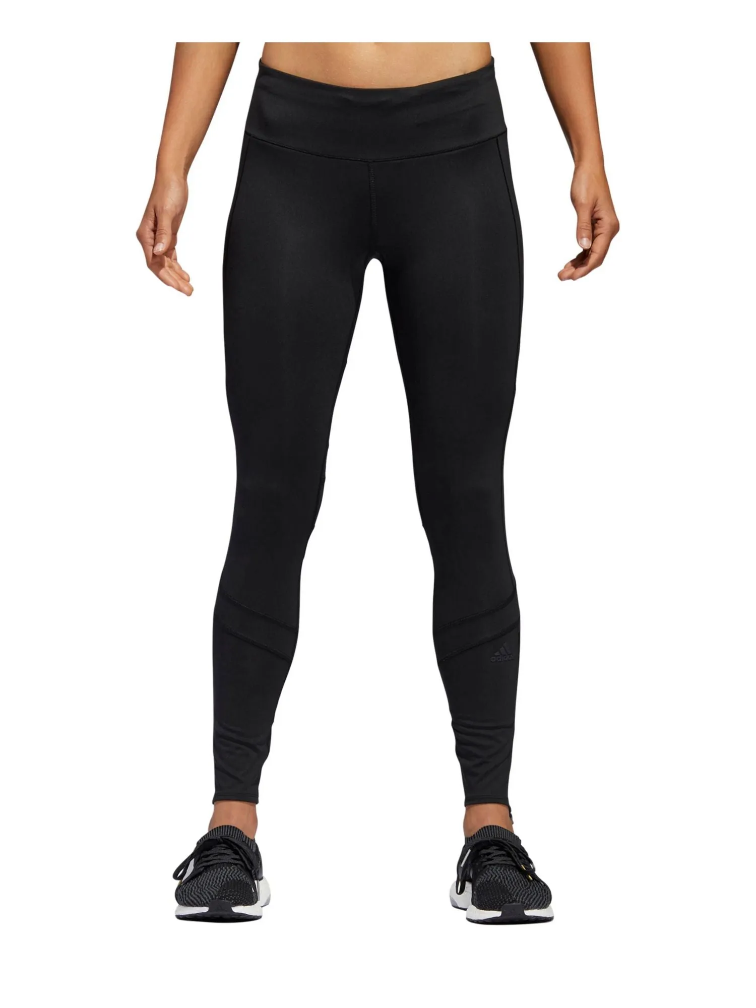 adidas Women's How We Do Long Running Tights Black Size Medium