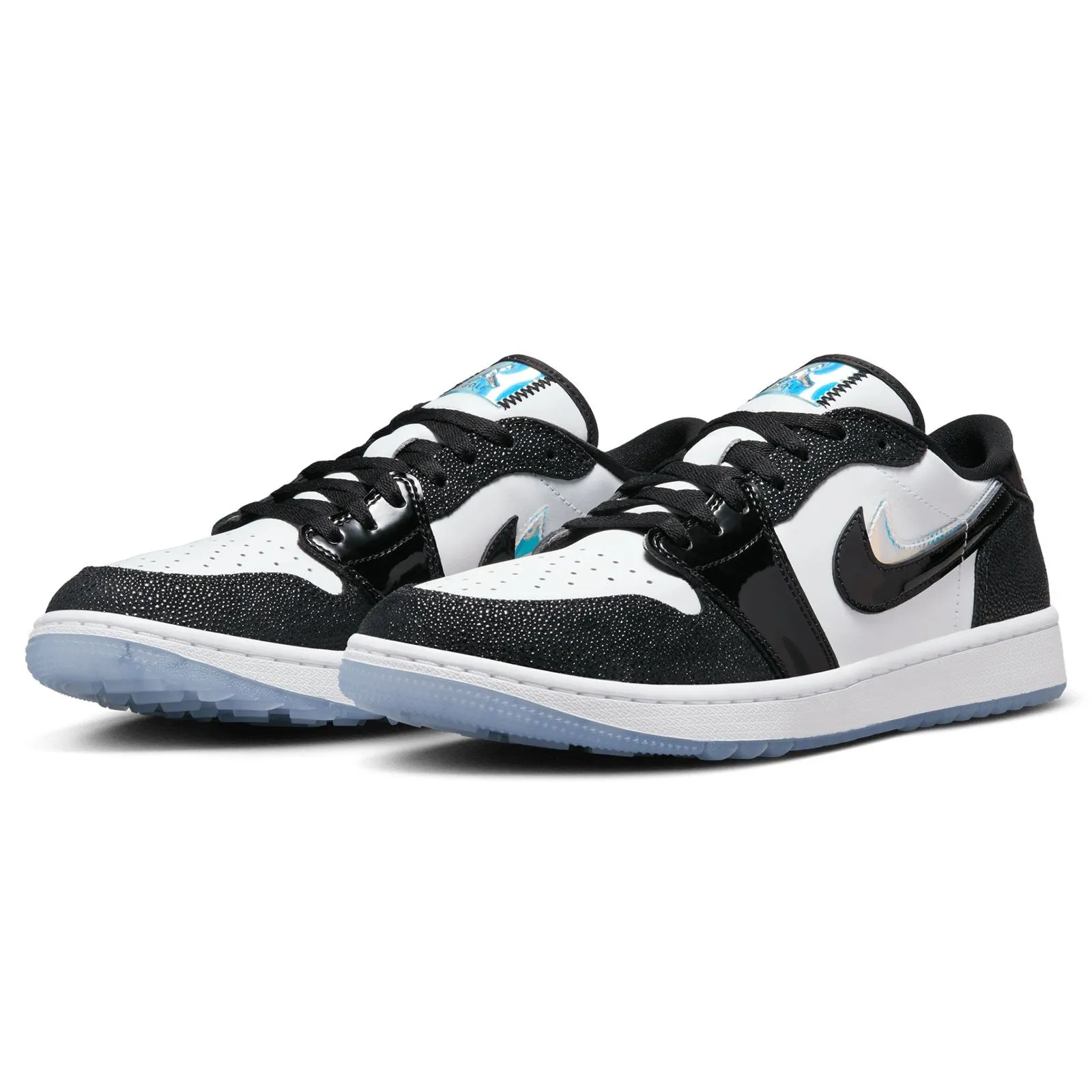 Air Jordan 1 Low NRG Golf Shoes White/Black - SU24