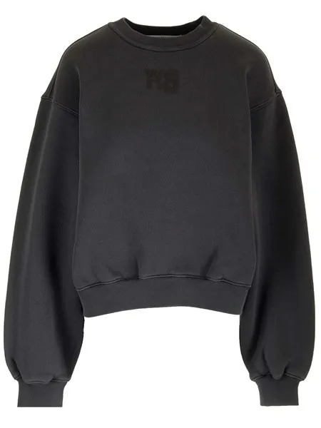 Alexander Wang  |Crew Neck Unisex Sweat Street Style Long Sleeves Plain