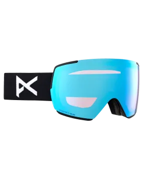 Anon M5 Low Bridge Snow Goggles - Black/Perceive Variable Blue Lens