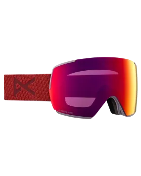 Anon M5 Low Bridge Snow Goggles - Mars/Perceive Sunny Red Lens