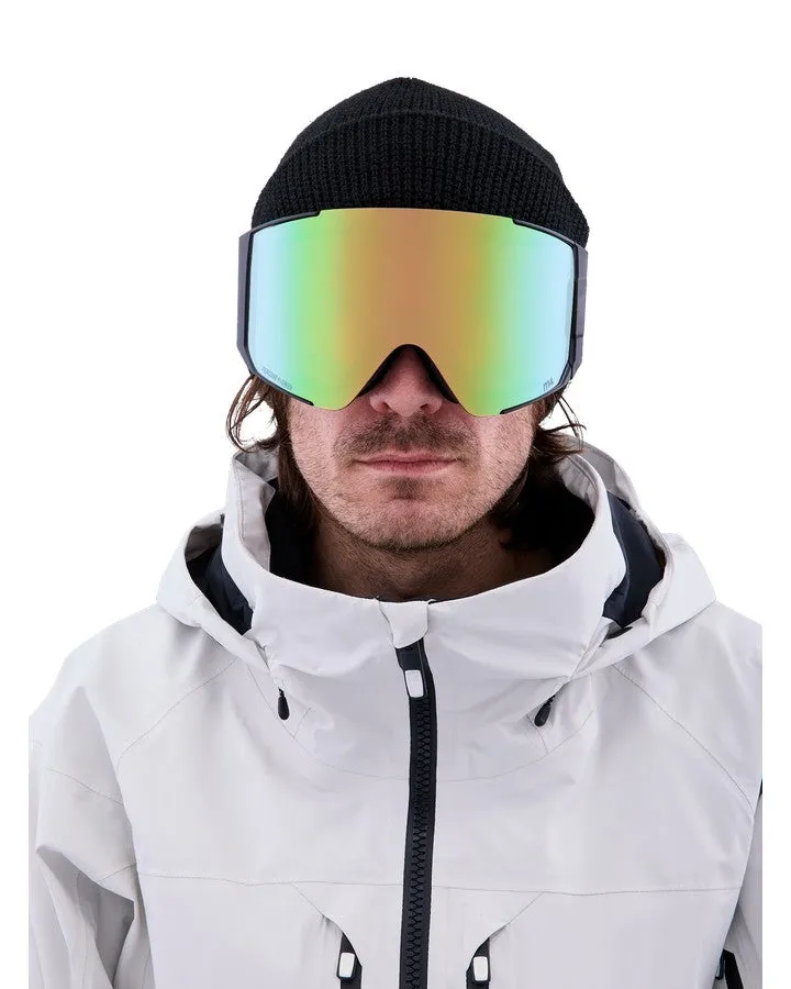 Anon Sync Snow Goggles + Bonus Lens - Black/Perceive Variable Green Lens