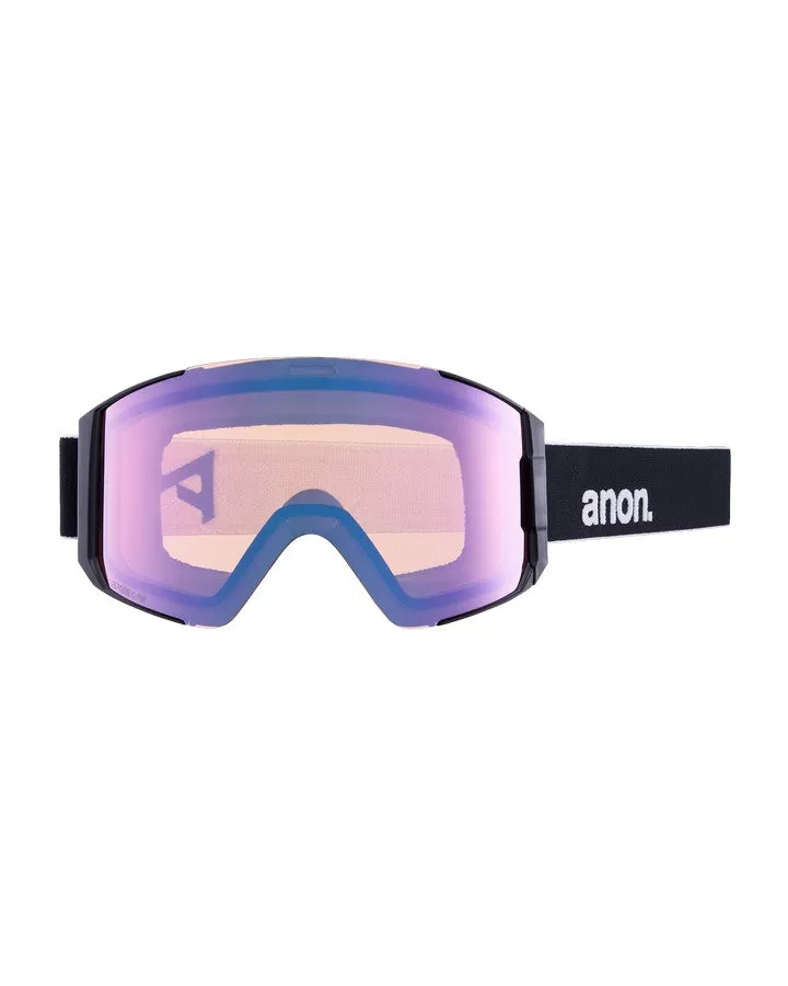 Anon Sync Snow Goggles + Bonus Lens - Black/Perceive Variable Green Lens