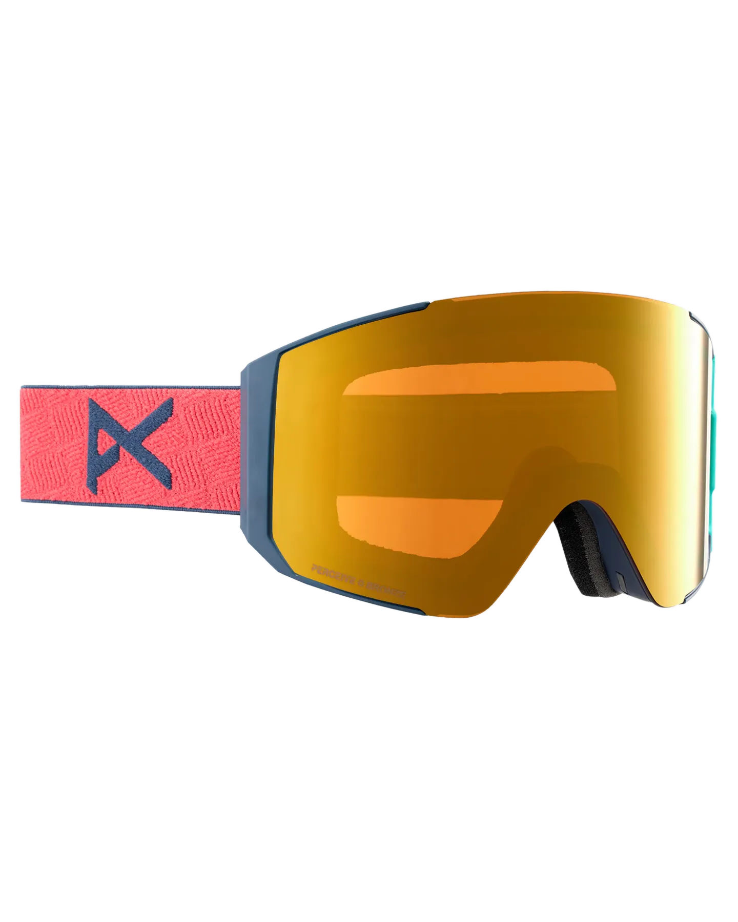 Anon Sync Snow Goggles + Bonus Lens - Coral/Perceive Sunny Bronze Lens