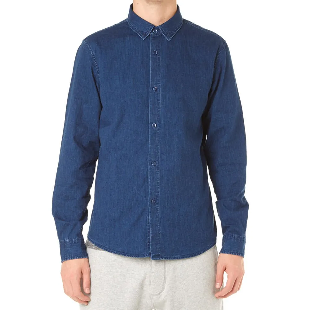 A.P.C. Denim Button Down ShirtWashed Indigo