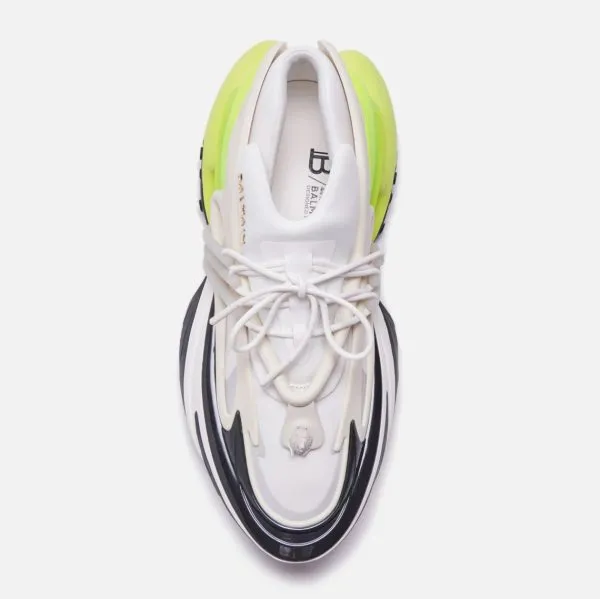 BALMAIN CHUNKY ‘UNICORN’ SNEAKER WHITE GREEN