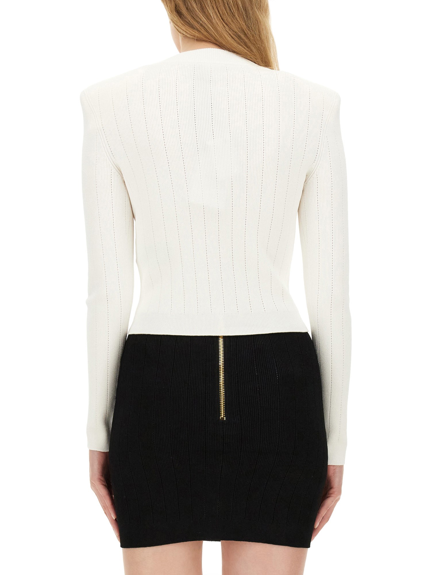 BALMAIN    CROPPED CARDIGAN