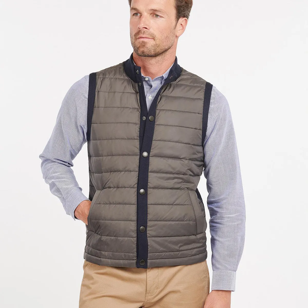 Barbour - Essential Knit Back Gilet in Navy