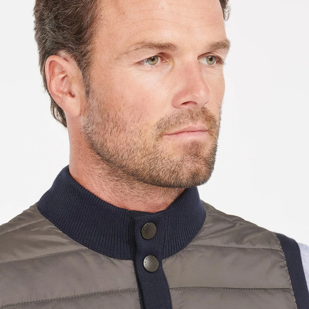 Barbour - Essential Knit Back Gilet in Navy