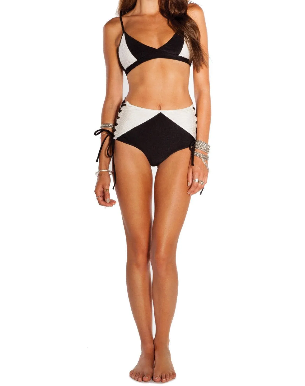 Billie Quilted Bralette Bikini Top by Amuse Society - FINAL SALE