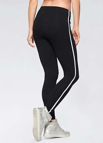 bonprix Piped Jersey Leggings | Grattan