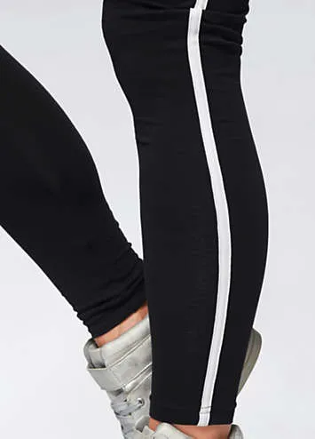 bonprix Piped Jersey Leggings | Grattan