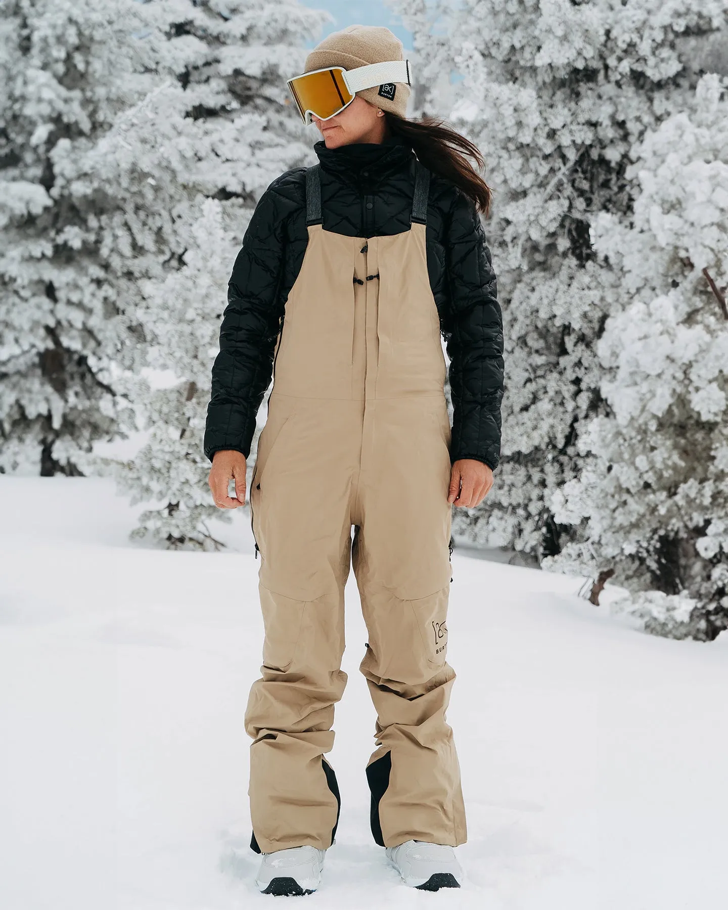 Burton Women's [ak] Kimmy Gore-Tex 2L Bib Snow Pants - Kelp