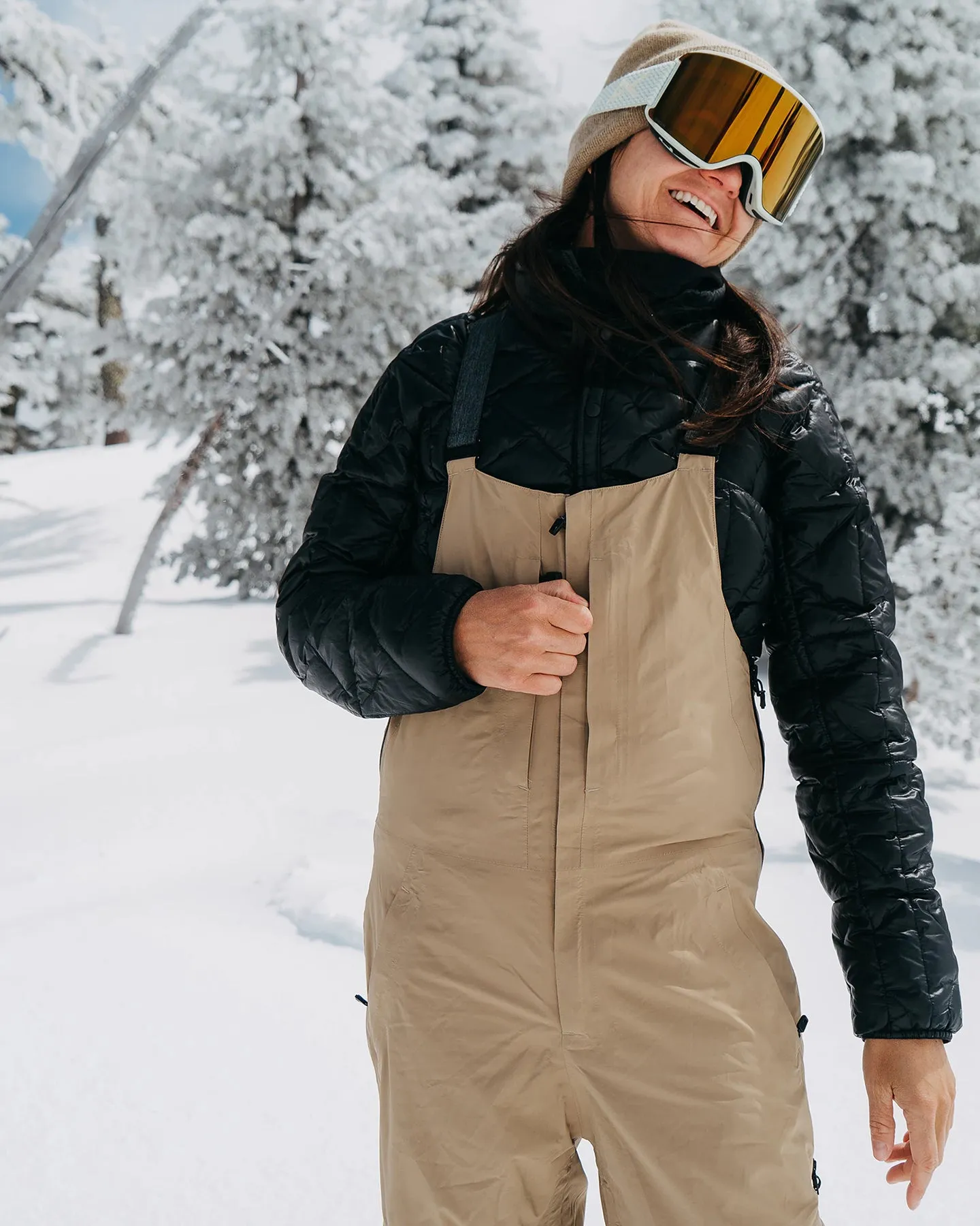 Burton Women's [ak] Kimmy Gore-Tex 2L Bib Snow Pants - Kelp