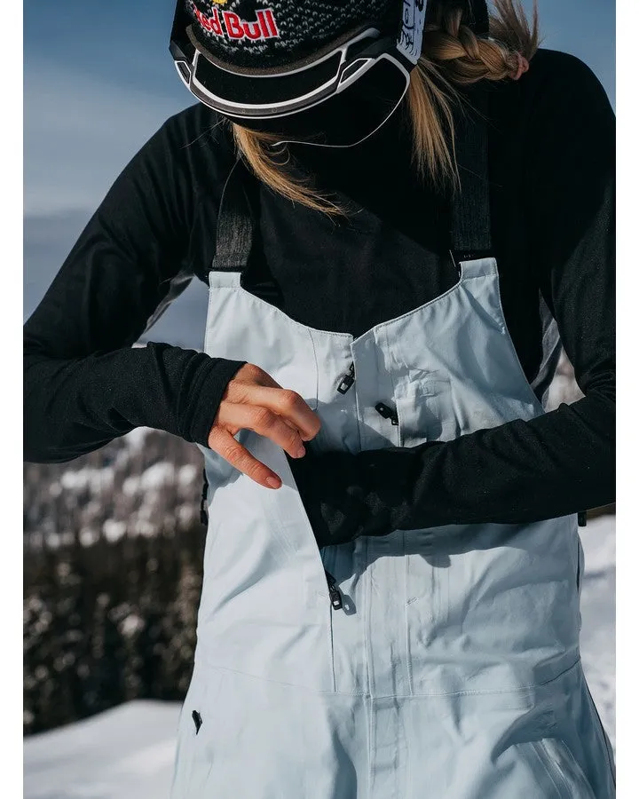 Burton Women's [ak] Kimmy Gore-Tex 3L Stretch Bib - Ballad Blue - 2023