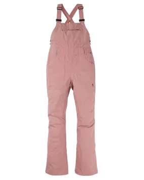 Burton Women's Avalon Gore-Tex 2L Bib Snow Pants - Powder Blush