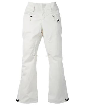 Burton Women's Marcy High Rise Stretch 2L Snow Pants - Stout White