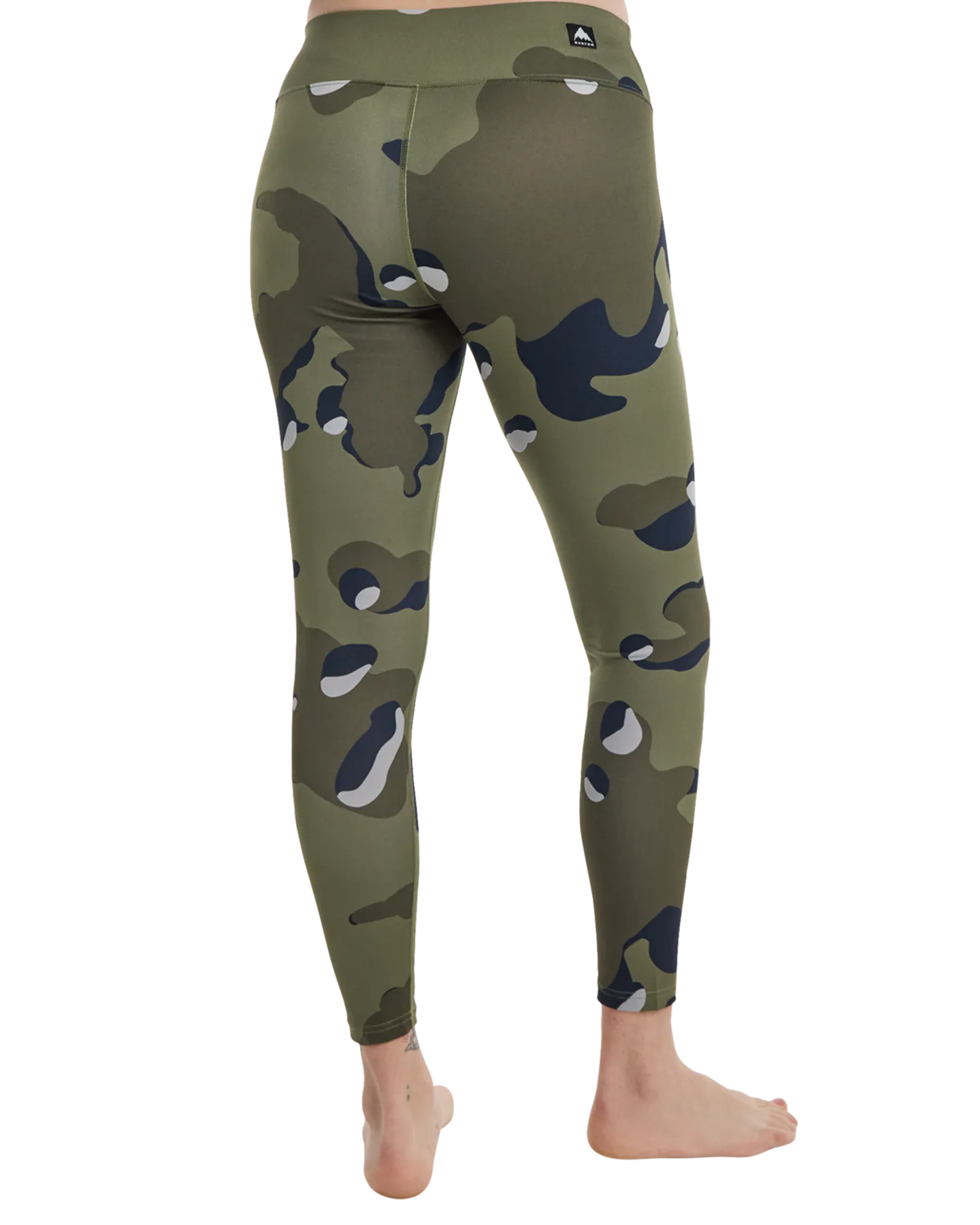 Burton Women's Midweight Base Layer Pants - Forest Moss Cookie Camo