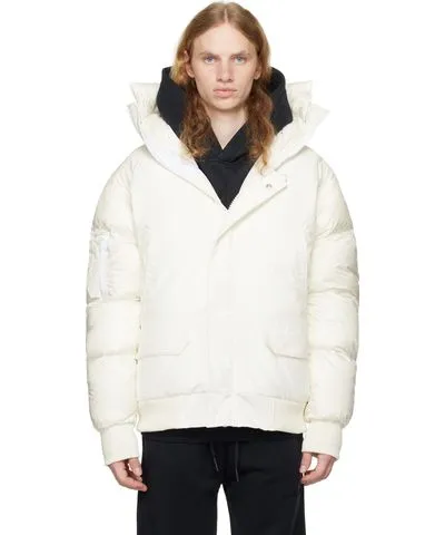 Canada Goose White 'Paradigm' Chilliwack Bomber Down Jacket