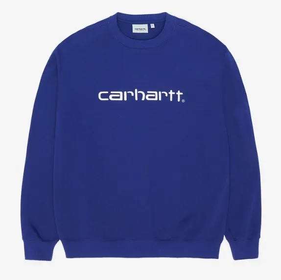 Carhartt  |Crew Neck Unisex Street Style U-Neck Long Sleeves Plain