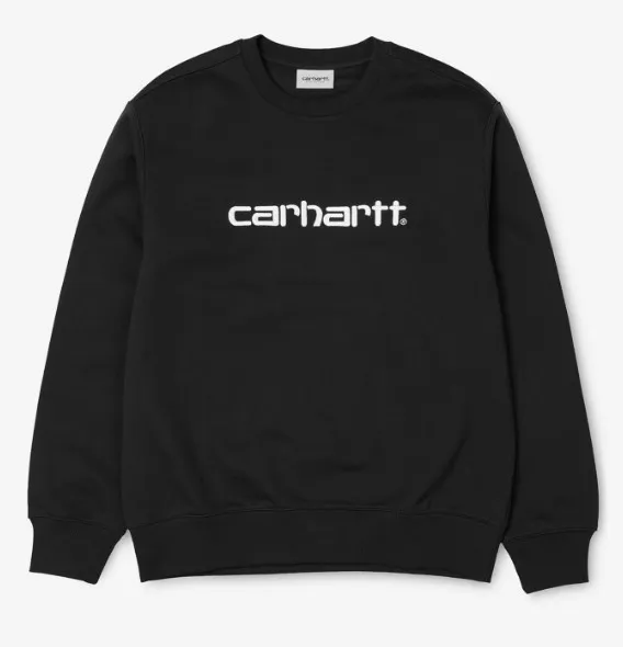 Carhartt  |Crew Neck Unisex Street Style U-Neck Long Sleeves Plain