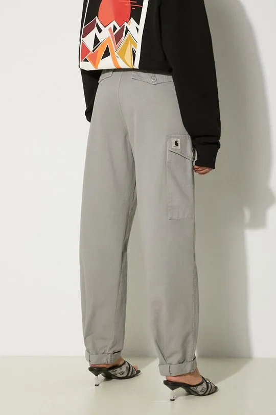 Carhartt WIP cotton trousers Collins gray color I029789.29KGD