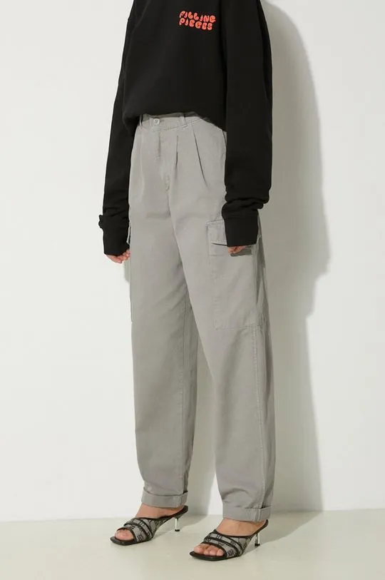 Carhartt WIP cotton trousers Collins gray color I029789.29KGD