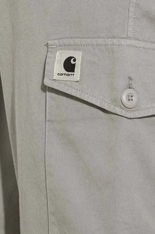 Carhartt WIP cotton trousers Collins gray color I029789.29KGD