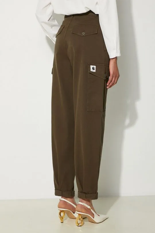 Carhartt WIP cotton trousers Collins Pant green color I029789.63GD