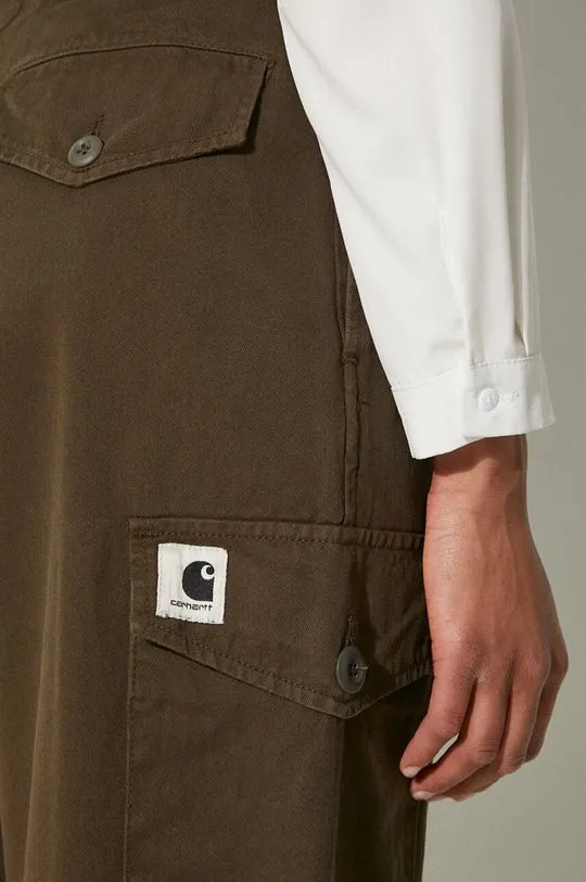 Carhartt WIP cotton trousers Collins Pant green color I029789.63GD