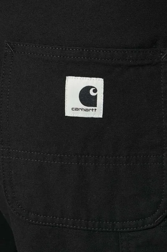 Carhartt WIP cotton trousers Pierce Pant black color I033140.8902