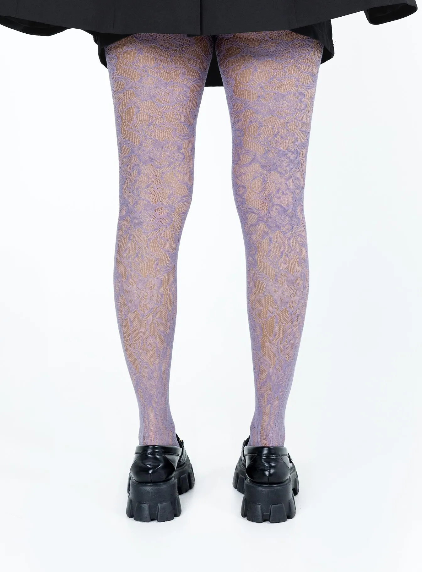 Delfina Stockings Purple