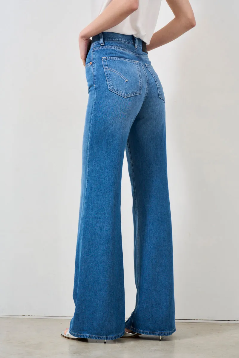 DONDUP Jeans donna a palazzo Amber