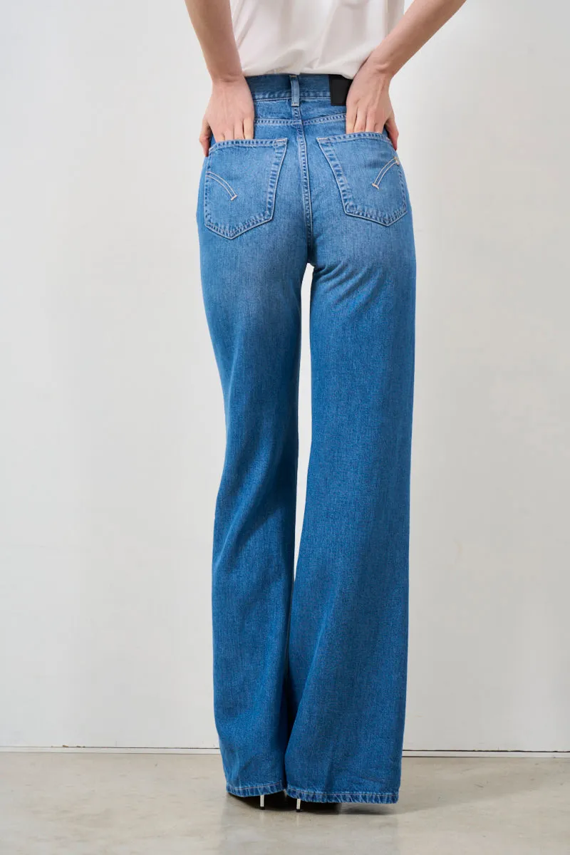 DONDUP Jeans donna a palazzo Amber