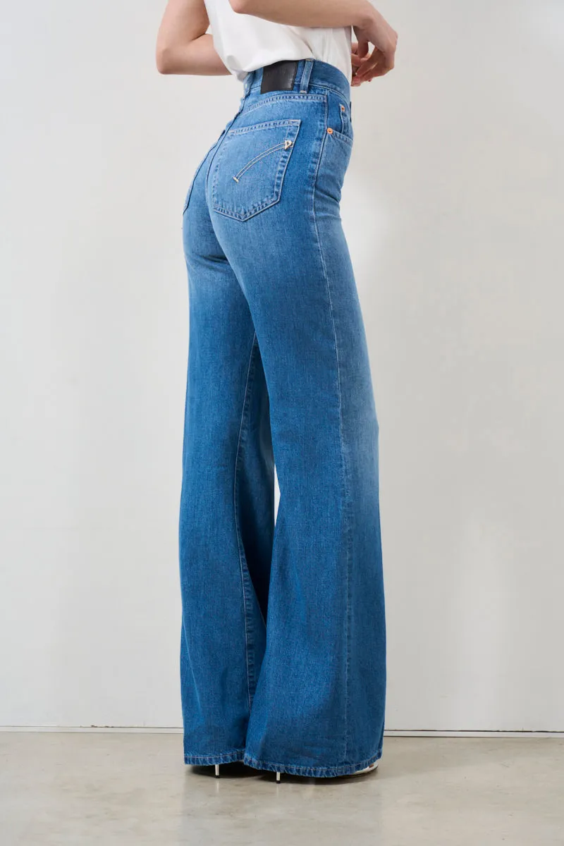 DONDUP Jeans donna a palazzo Amber