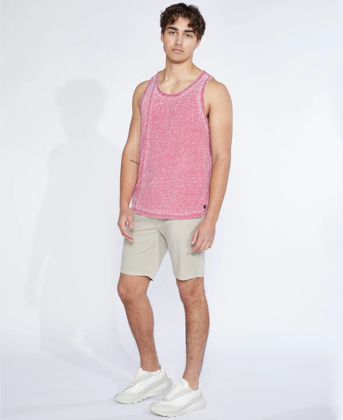 Down & Dirty Garment Burnout Tank (Red)