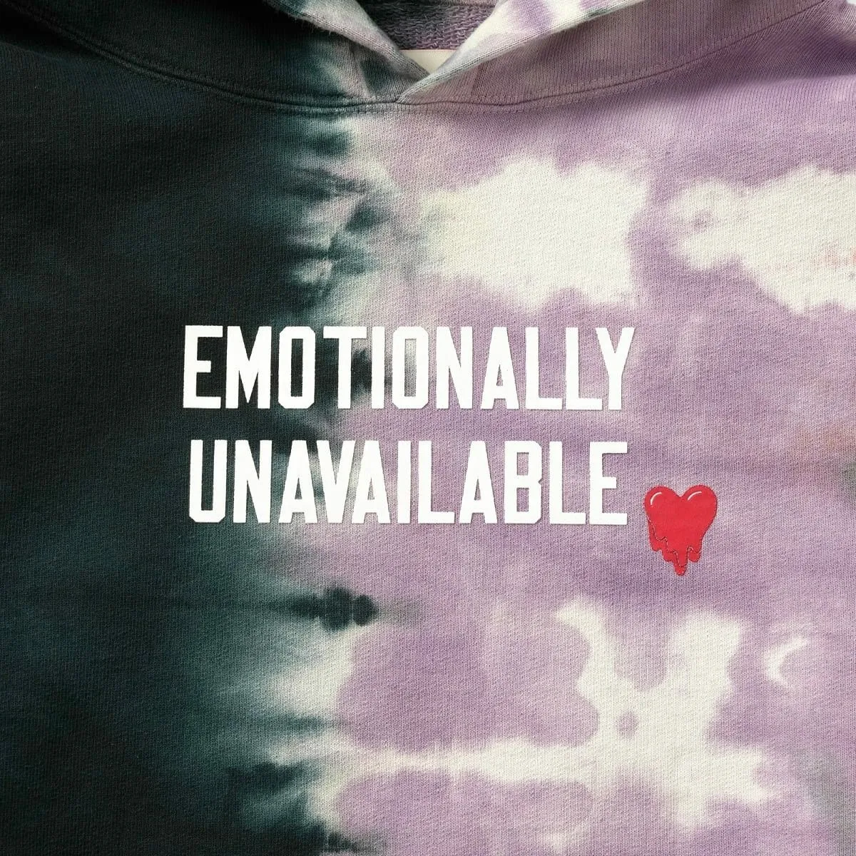 Emotionally Unavailable  |Heart Unisex Street Style Long Sleeves Plain Cotton