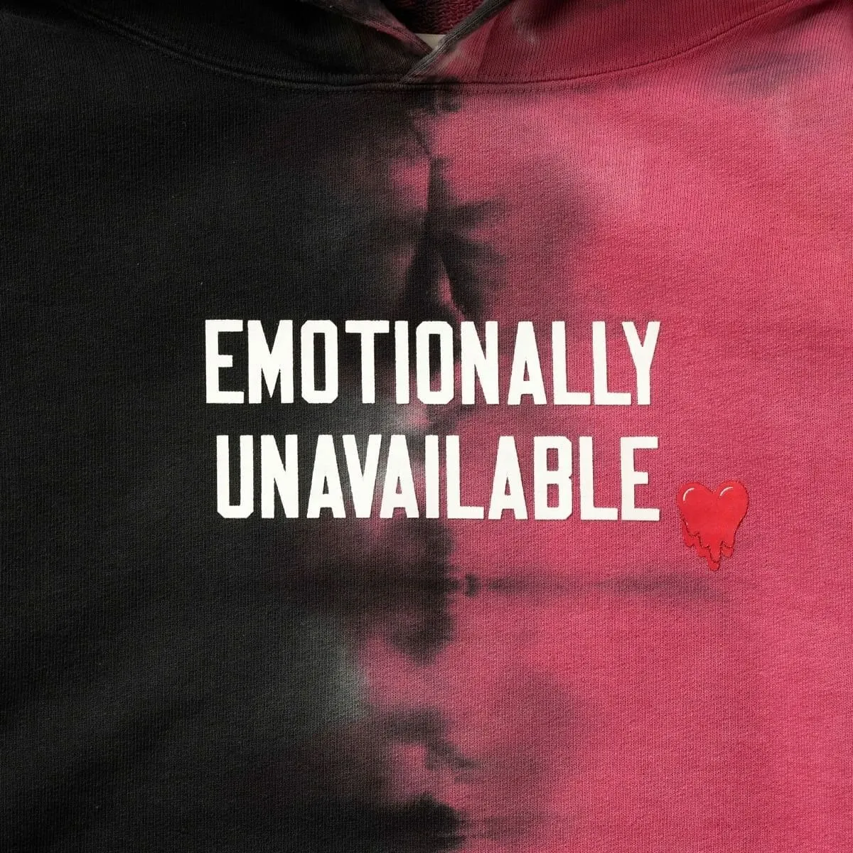 Emotionally Unavailable  |Heart Unisex Street Style Long Sleeves Plain Cotton