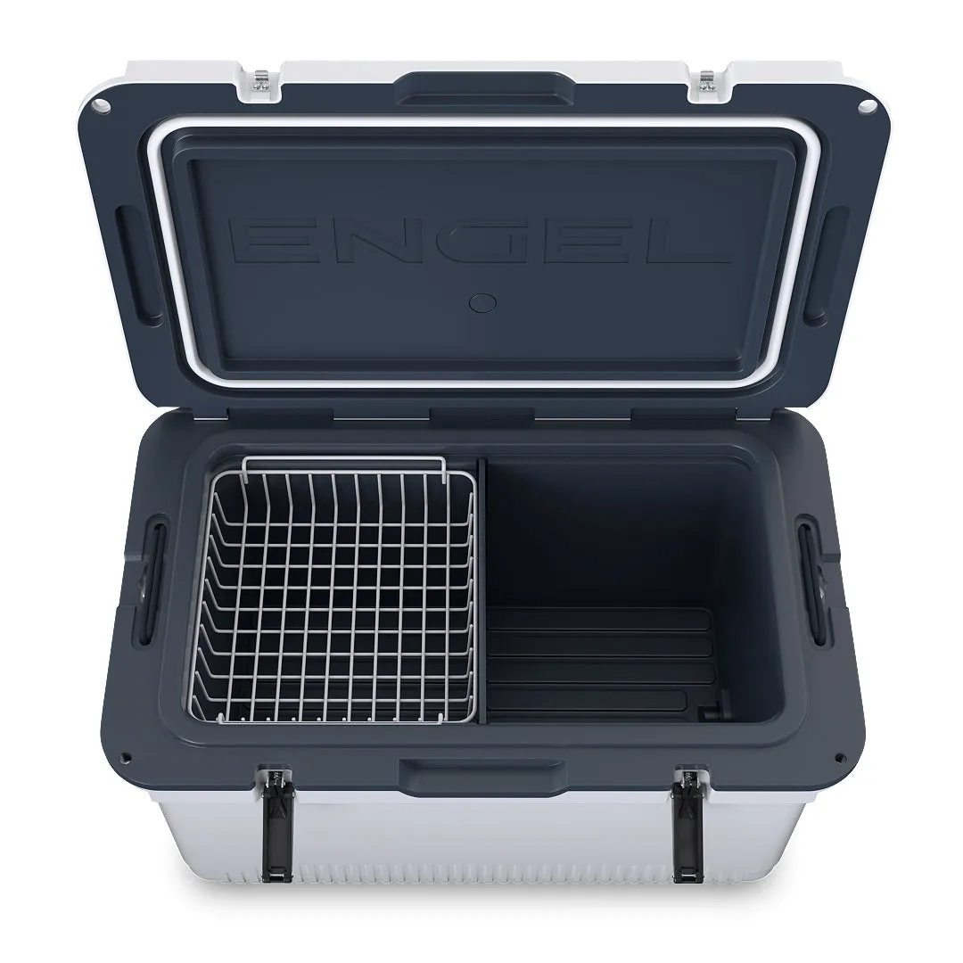 ENGEL 60QT UltraLite Injection-Molded Cooler With Wire Basket and Divider