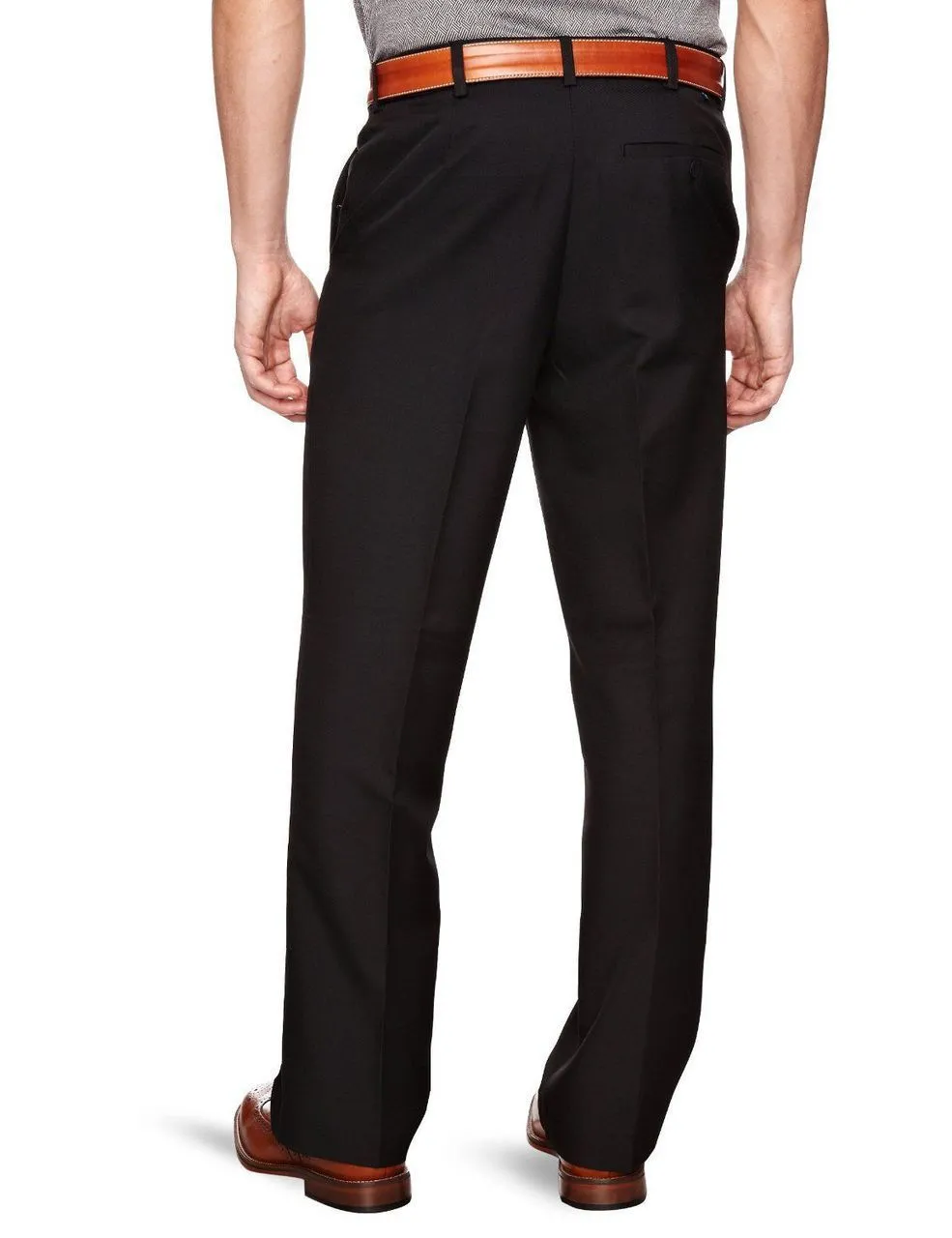 Farah Flexi Waist Trousers Black