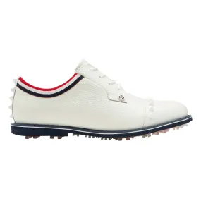 G/Fore Grosgrain Stud Cap Toe Gallivanter Ladies Golf Shoe Snow