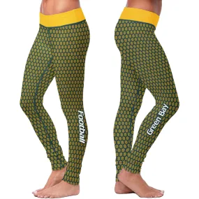 Green Bay Sports Honeycomb Leggings