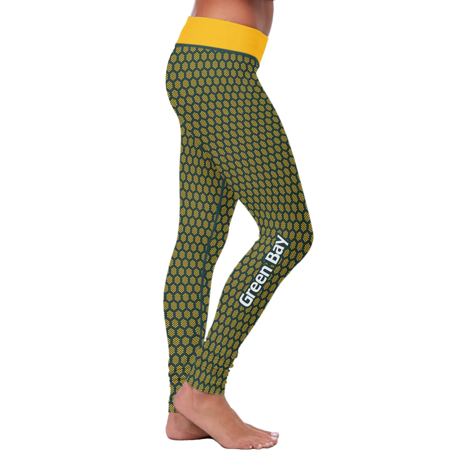 Green Bay Sports Honeycomb Leggings