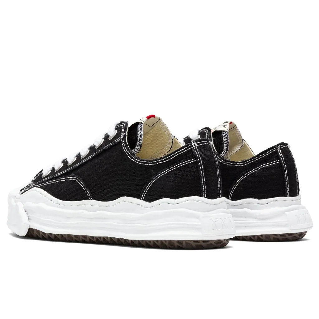 Hank Low OG Sole Toe Cap Canvas Sneaker - Black