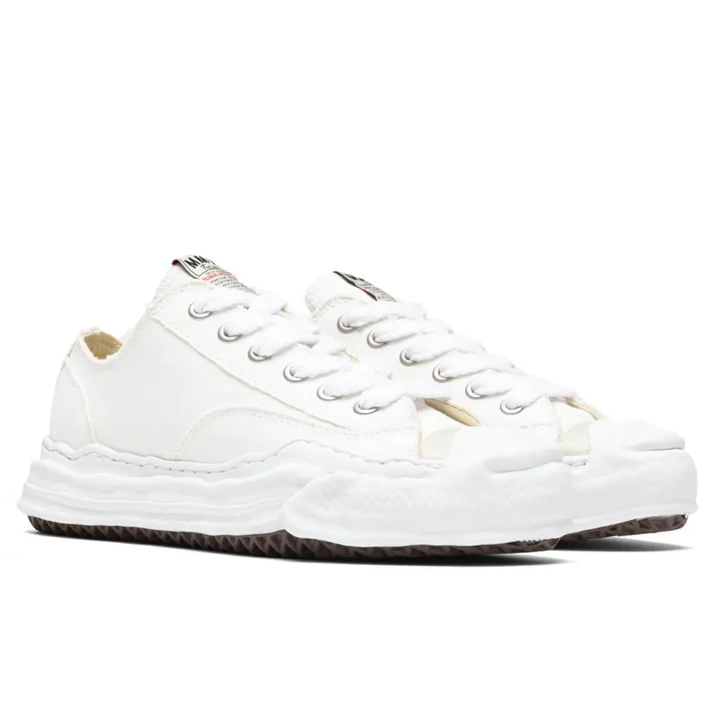 Hank Low OG Sole Toe Cap Canvas Sneaker - White