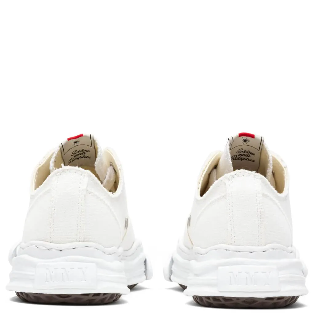 Hank Low OG Sole Toe Cap Canvas Sneaker - White