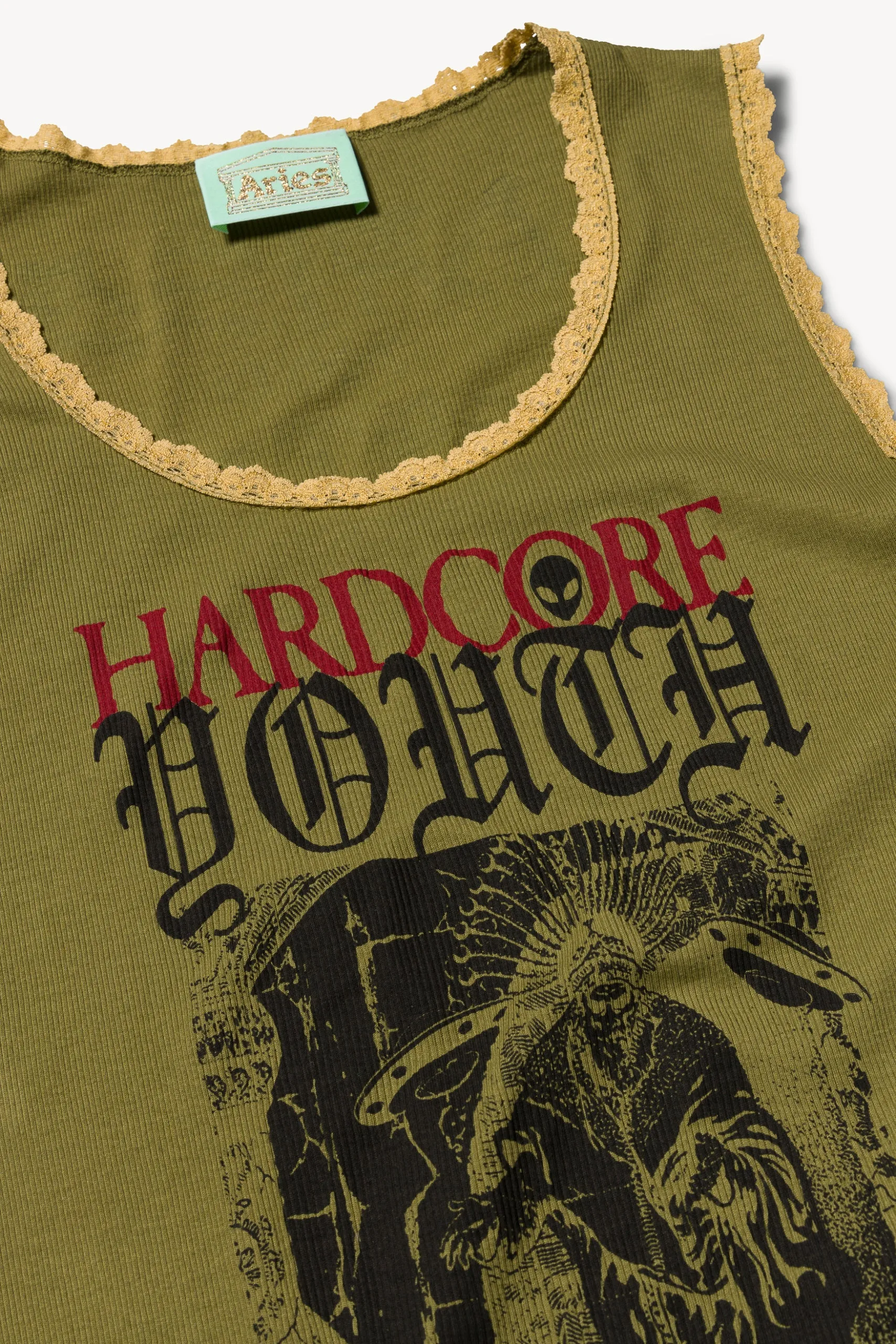 Hardcore Lace Trim Vest