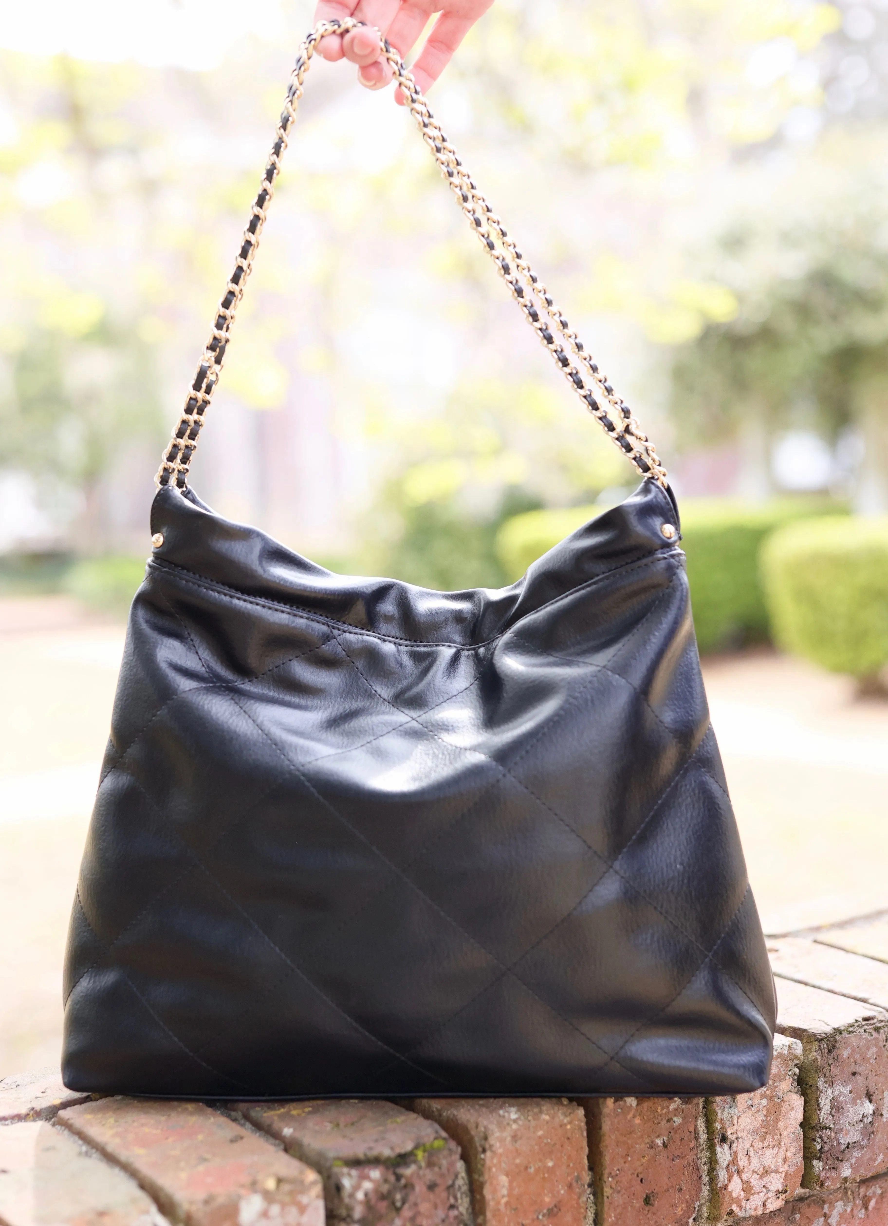 Harlow Tote with Pouch BLACK